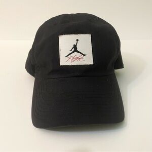 Jordan Nike Hat Patch Adjustable Snapback Cap Black